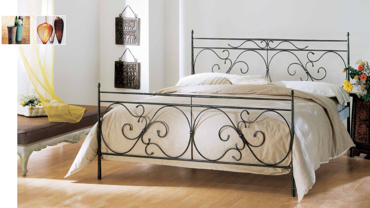 Кованые кровати двухспалки
