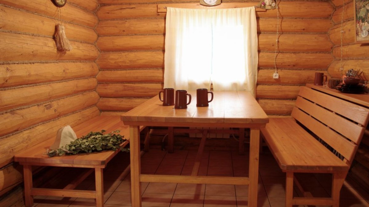 Лавочка в баню