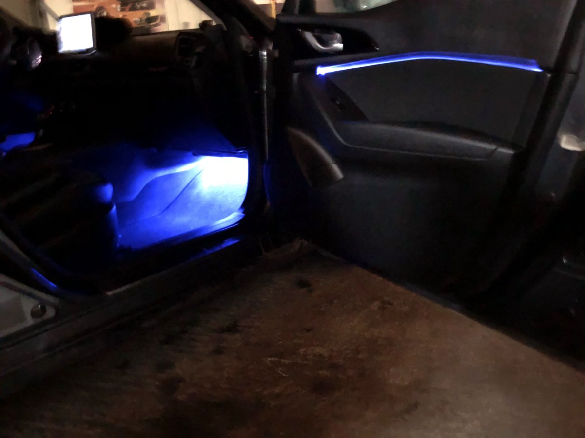 Подсветка салона Volkswagen Polo 2021