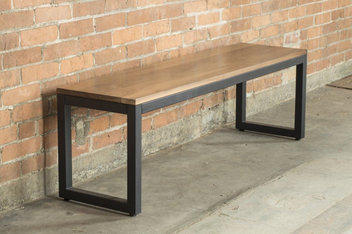 Скамья в стиле лофт