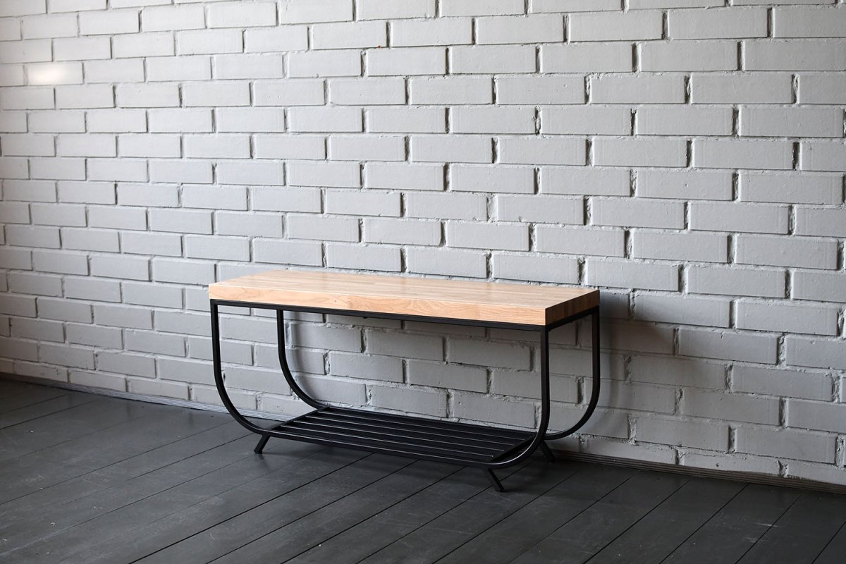 Скамейка в стиле лофт