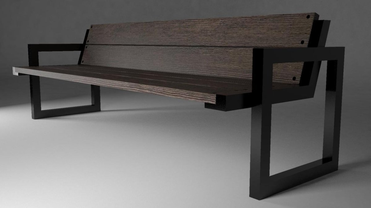 Мебель стиль лофт скамейки