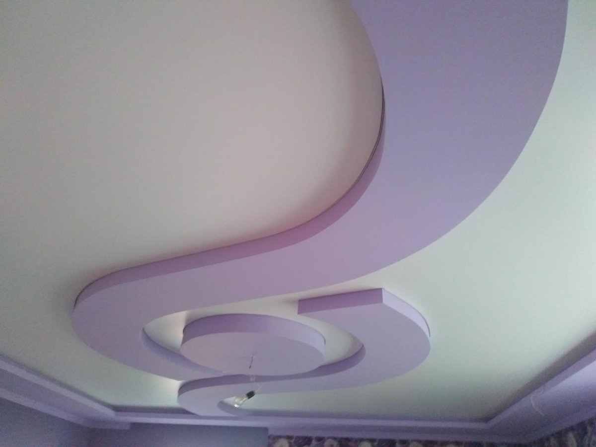 Идеи гипсовых потолков