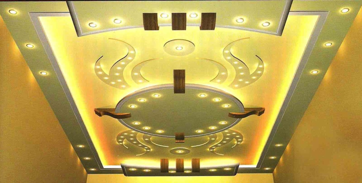 Потолок из гипсокартона без фигур