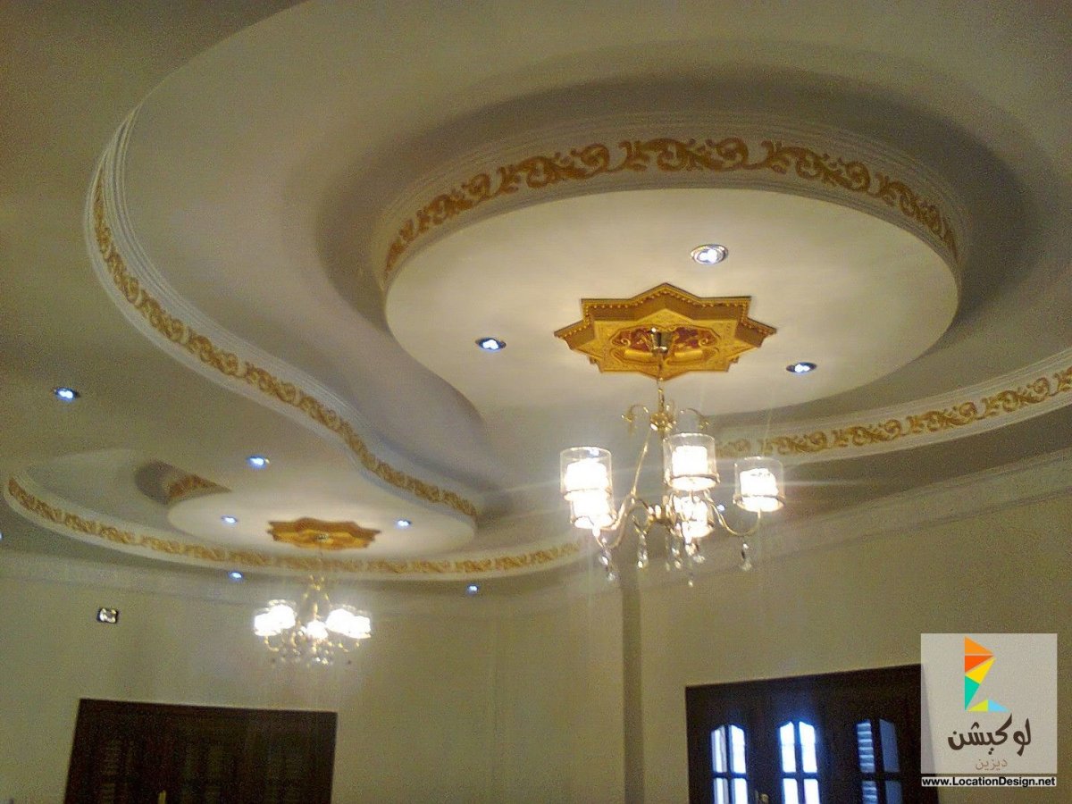 Потолок гипсокартон фигурный