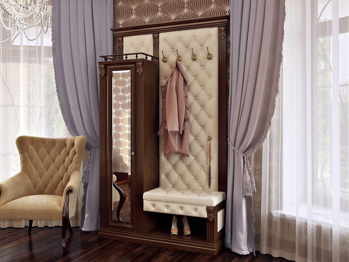 Шкаф "Честер 1800" с каретной стяжкой