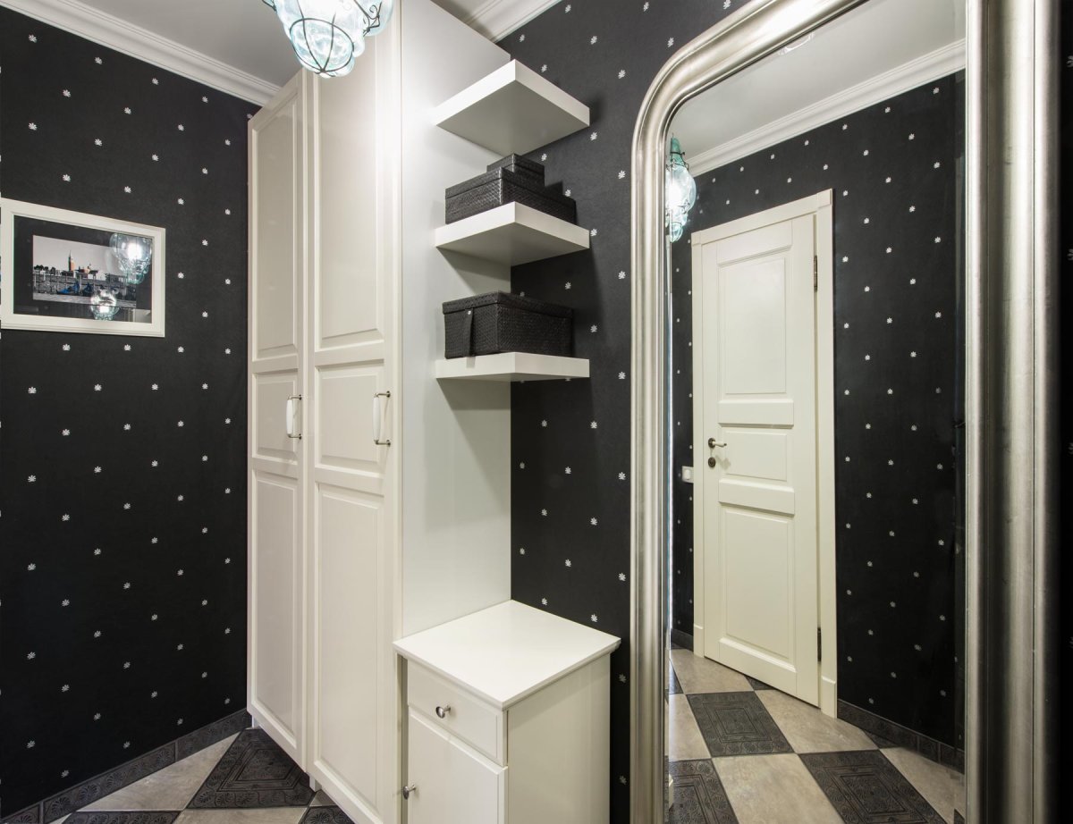 Идеи поклейки обоев в прихожей