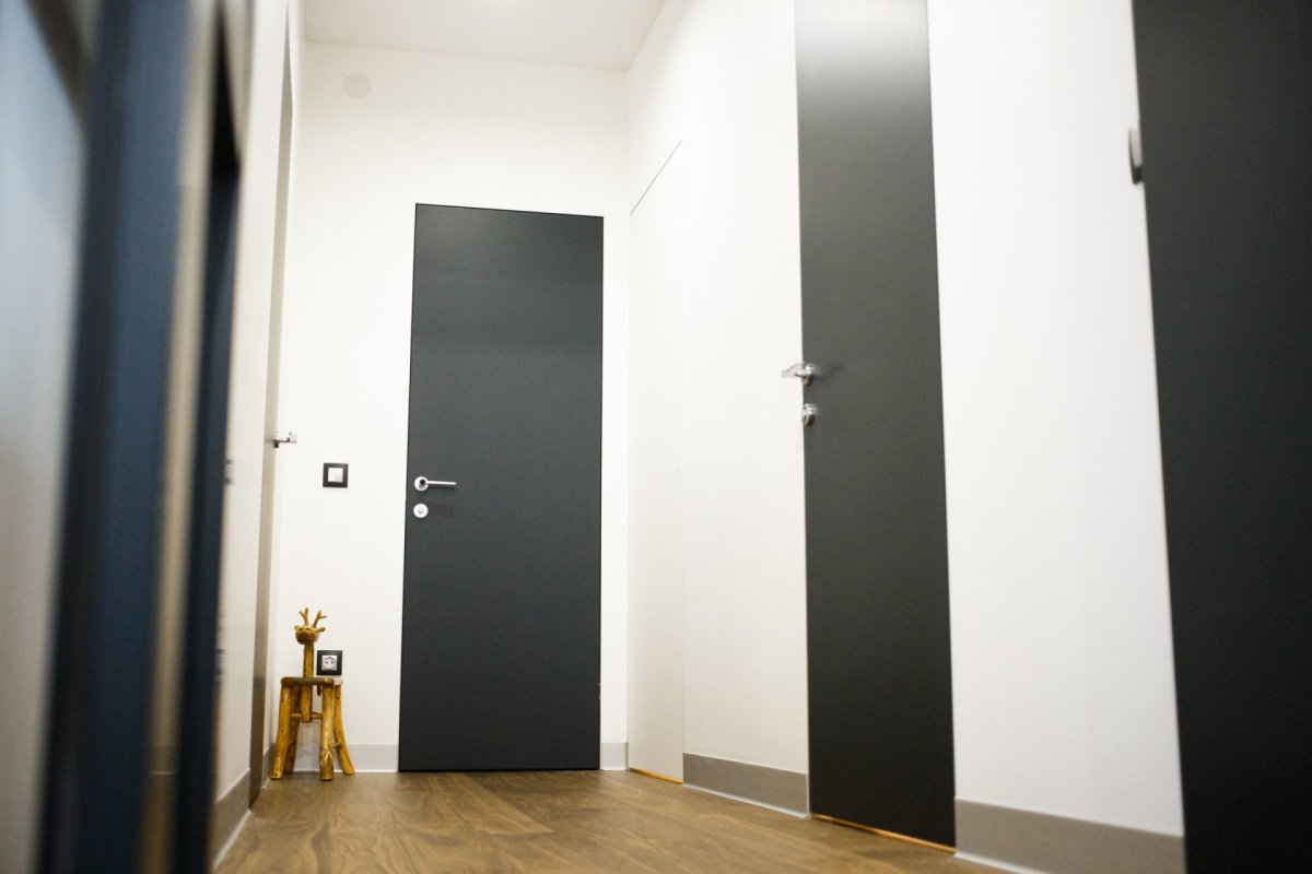 Скрытые распашные двери