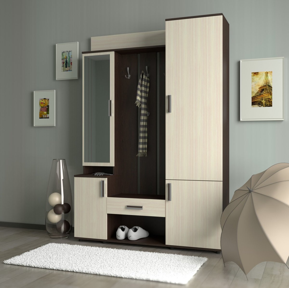 Общая прихожая на 2 квартиры