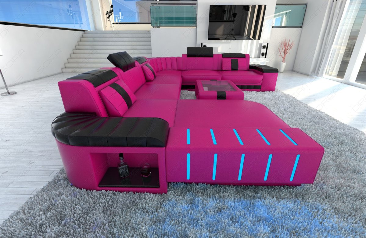 П-образный диван Дубай белый