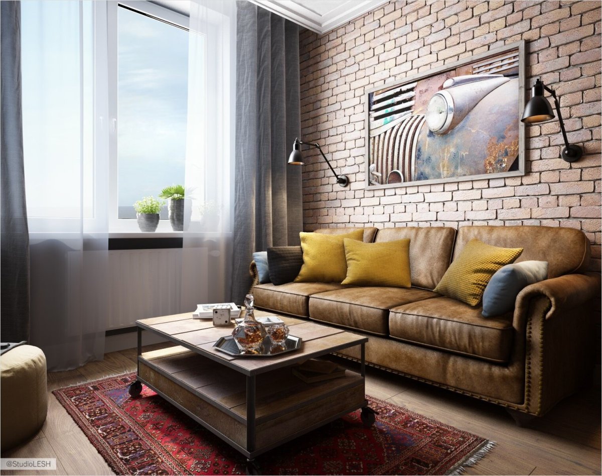 Диван для кинотеатра лофт