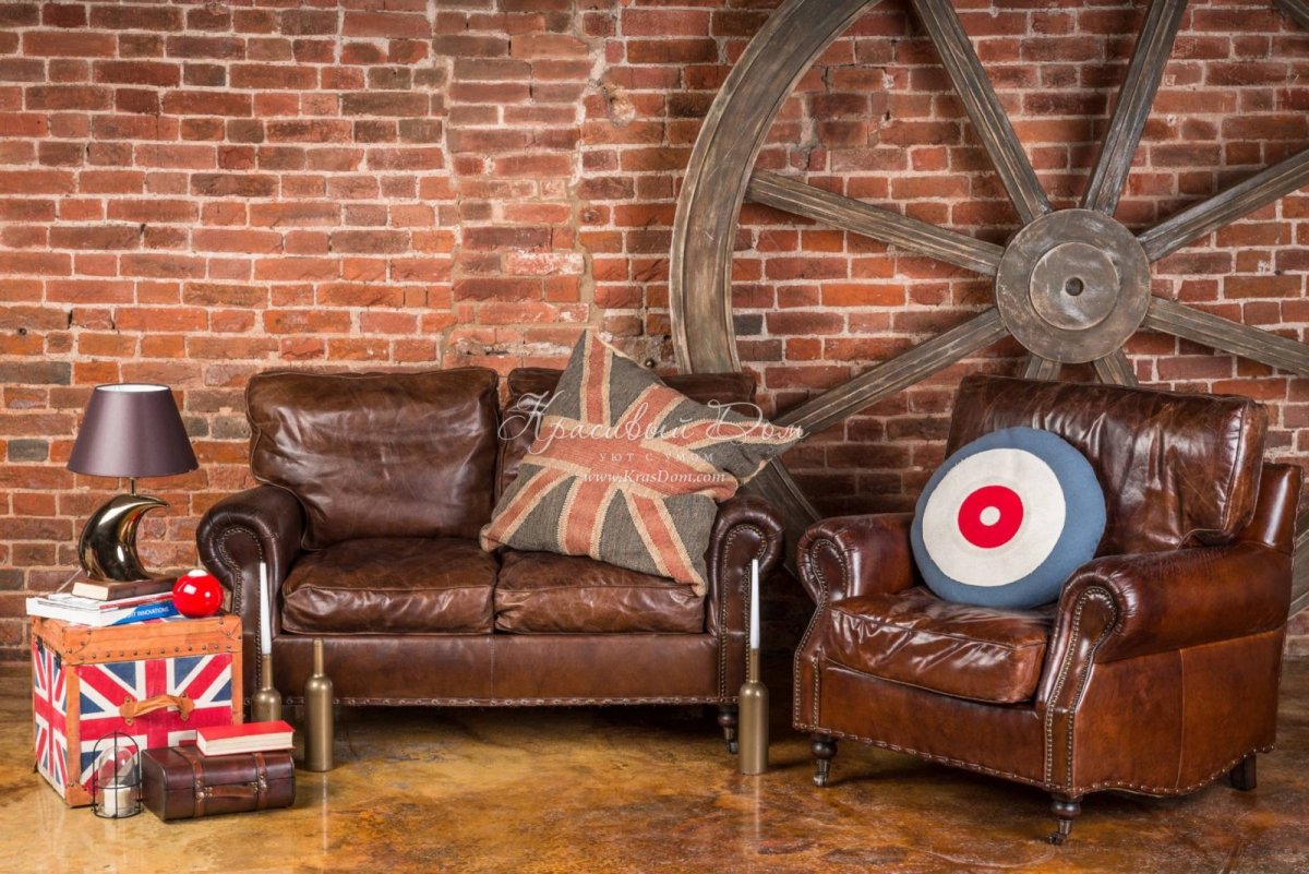 Диван в стиле лофт