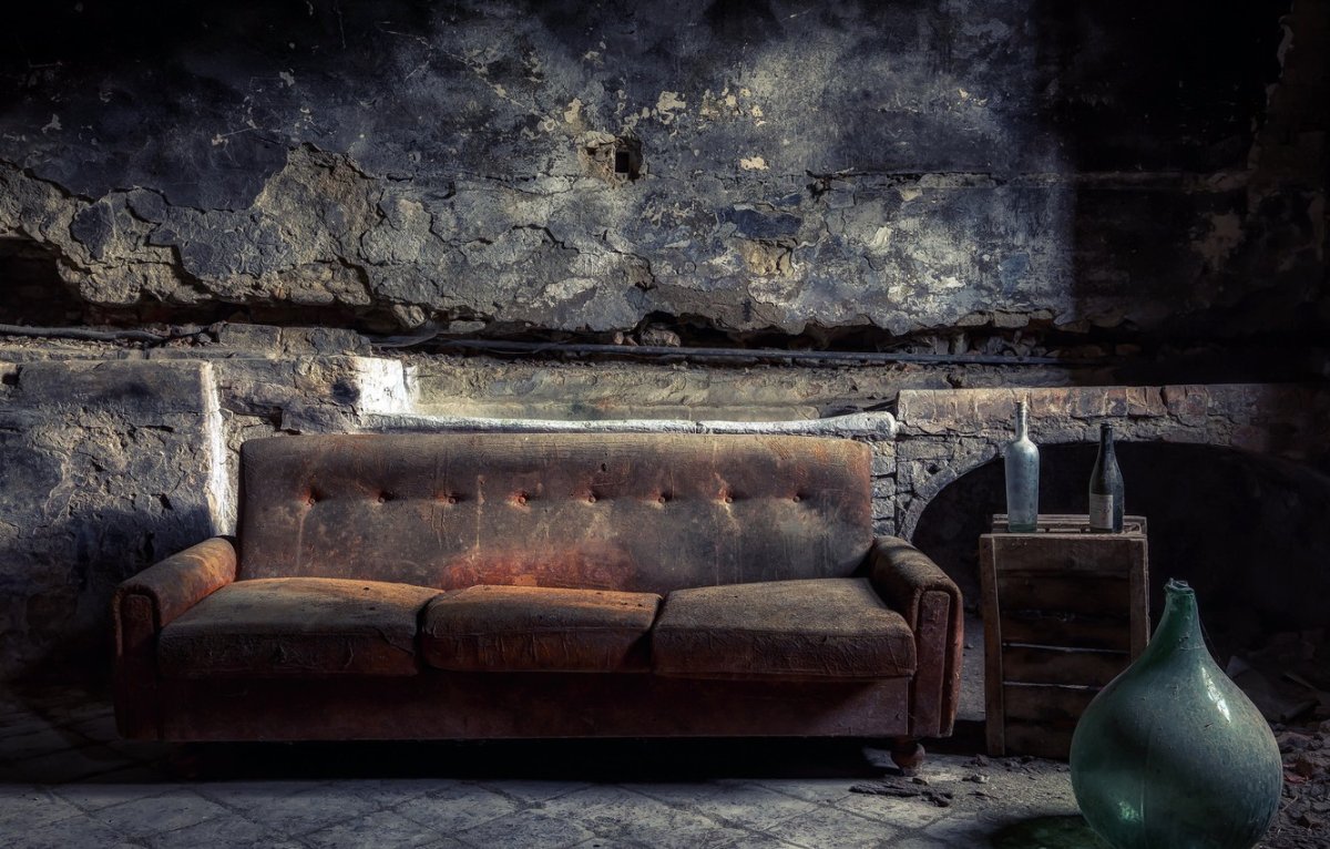 Мягкая мебель в интерьере лофт