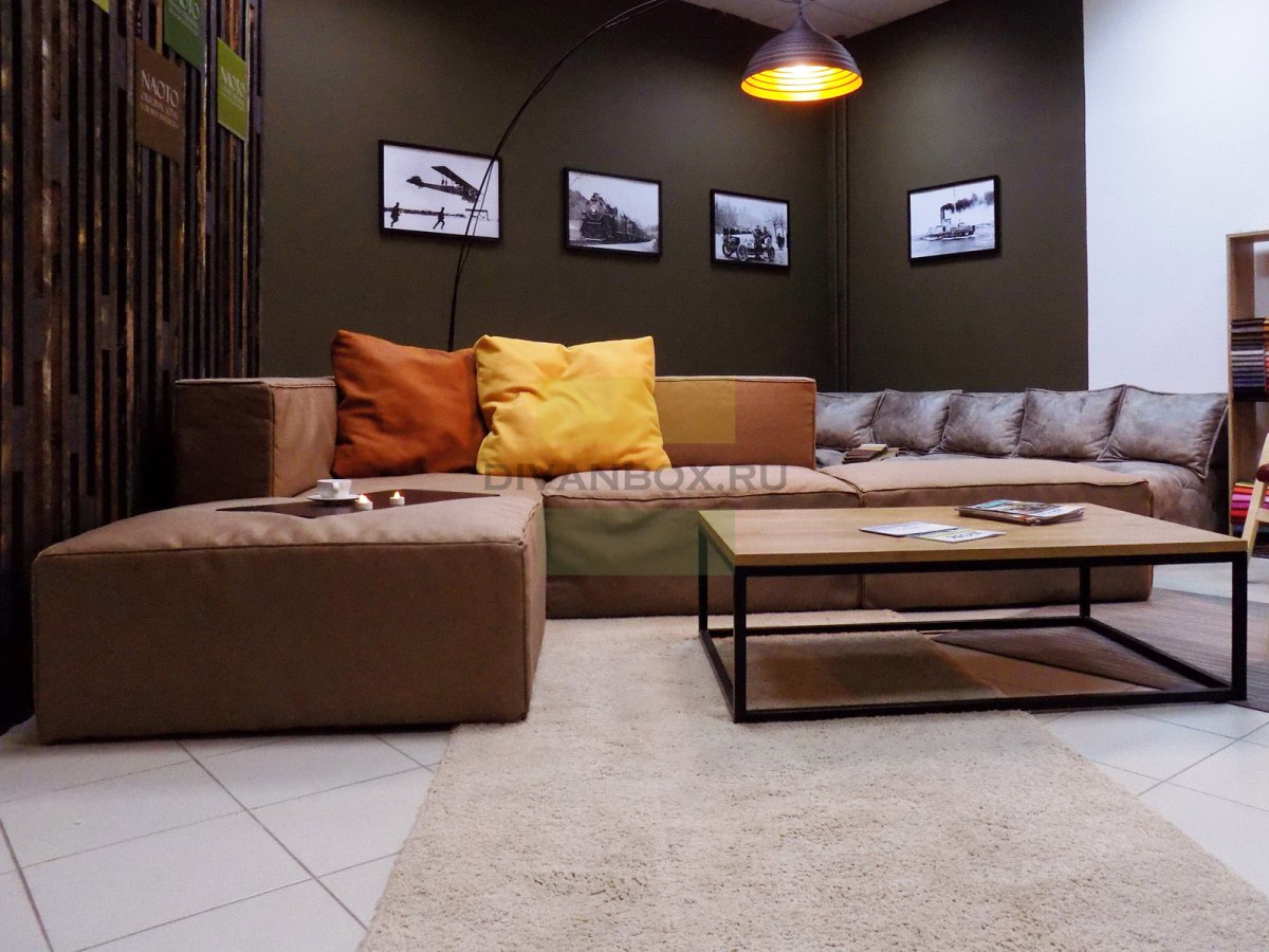 Диван в стиле лофт