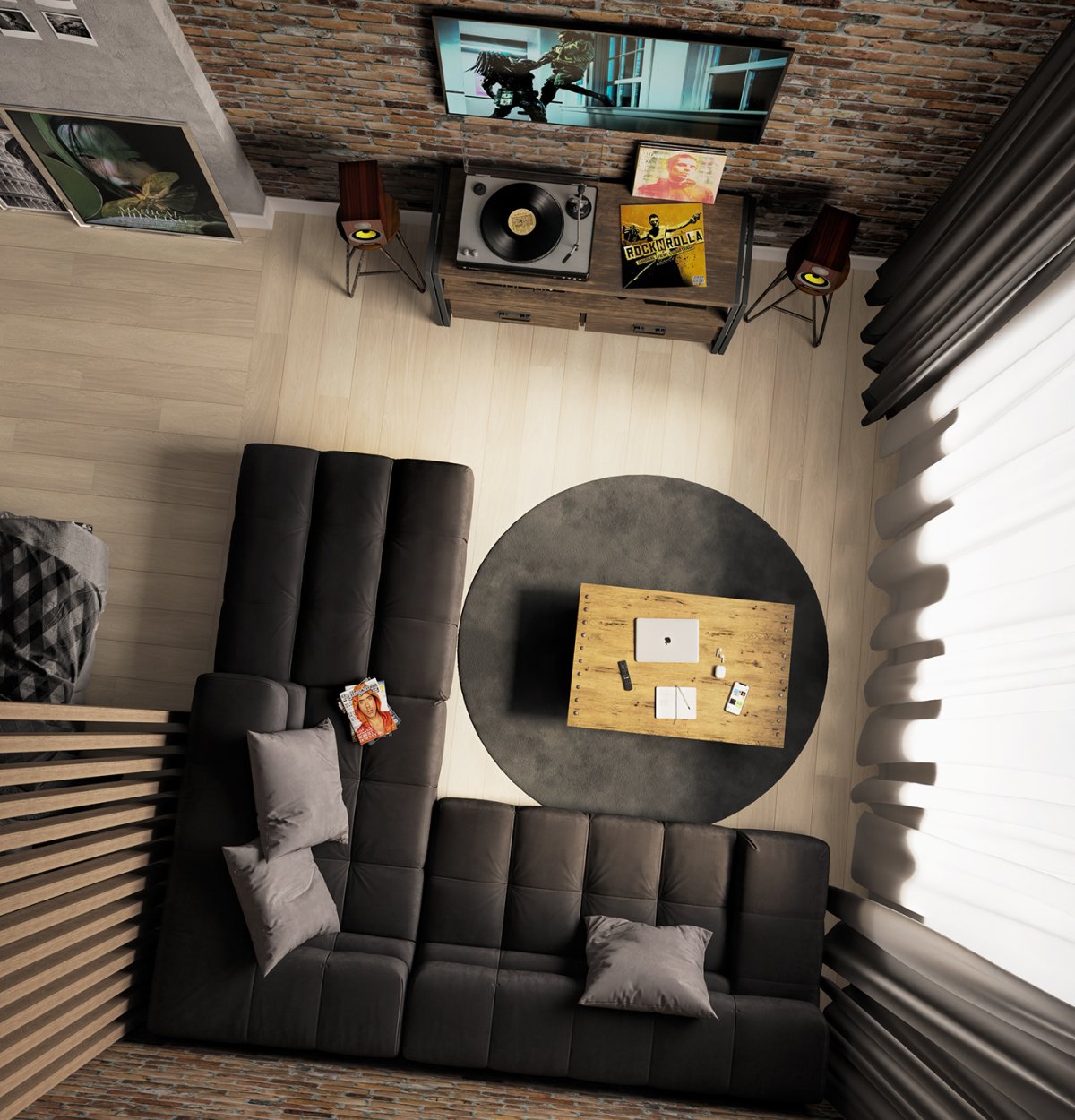 Loft Берлога холостяка