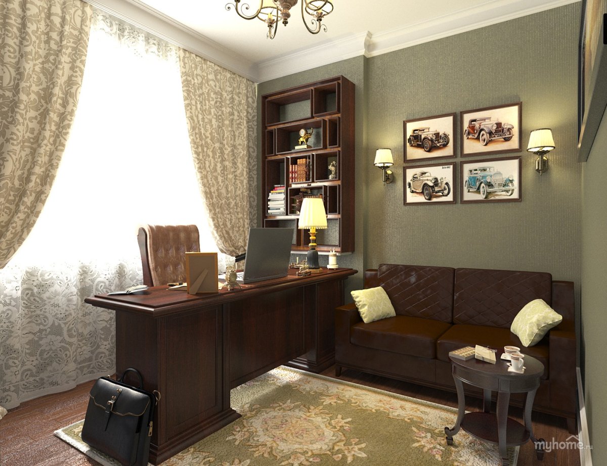 Небольшой кабинет в доме