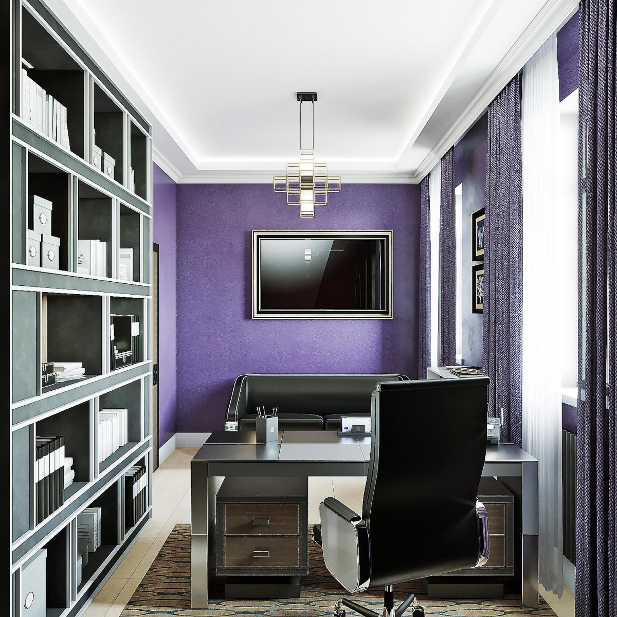 Интерьер рабочей комнаты