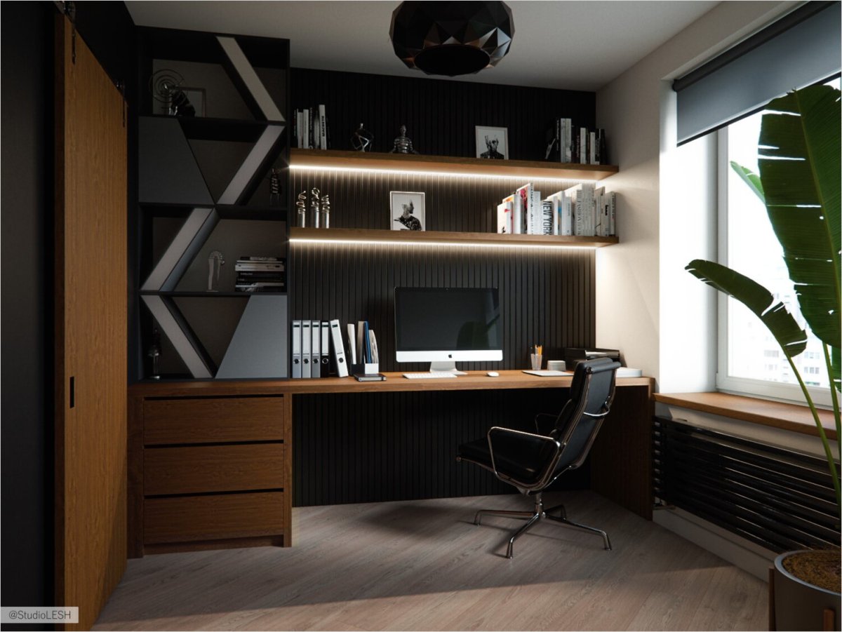 Кабинет в стиле путешественника