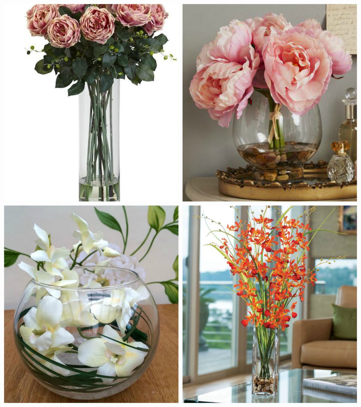 Декоративные цветы для интерьера