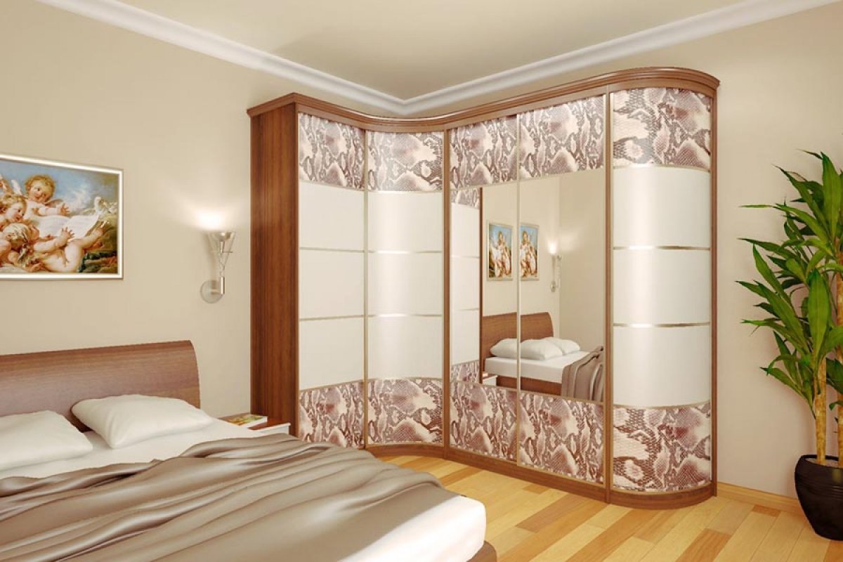 Угловой шкаф в спальню