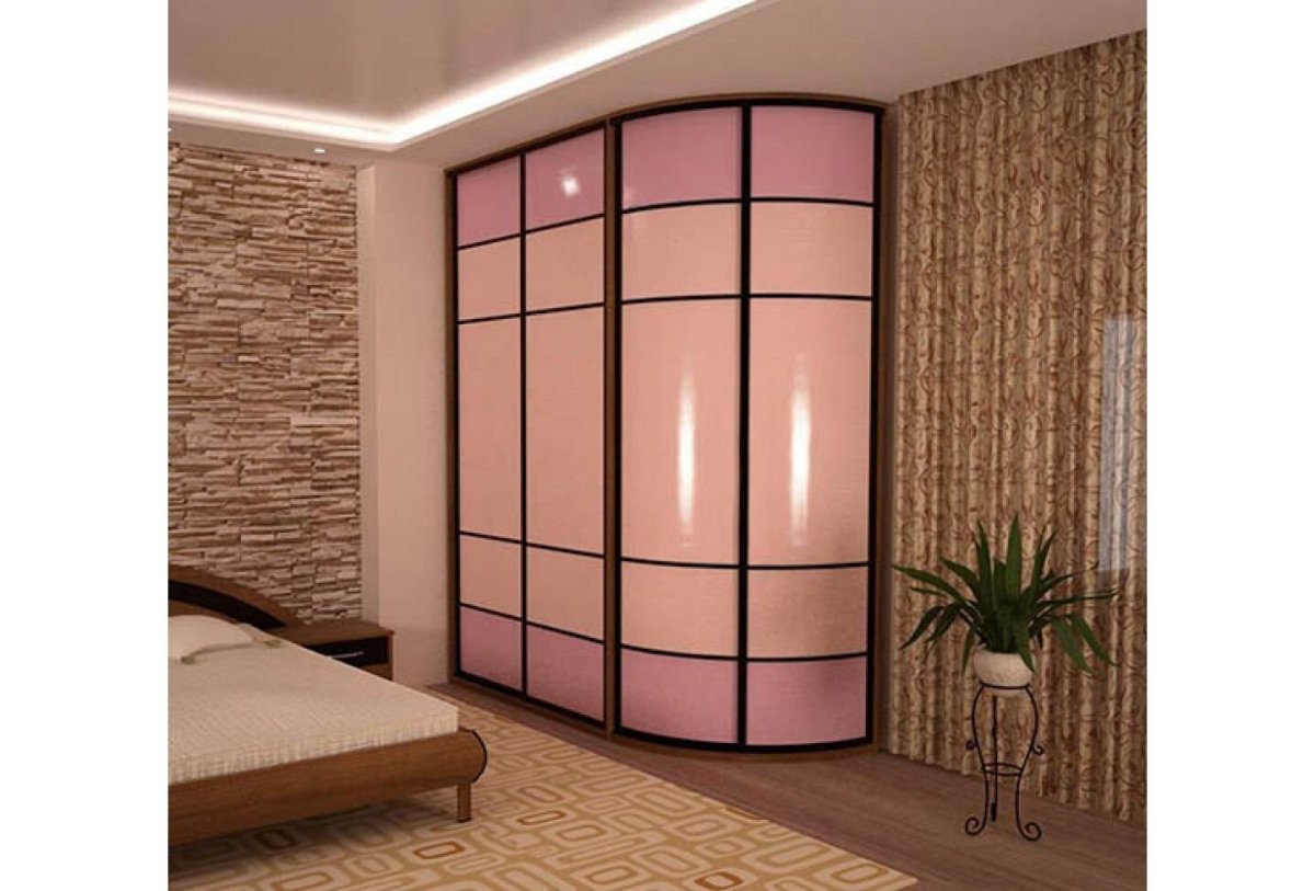 Радиусные двери-купе аристо