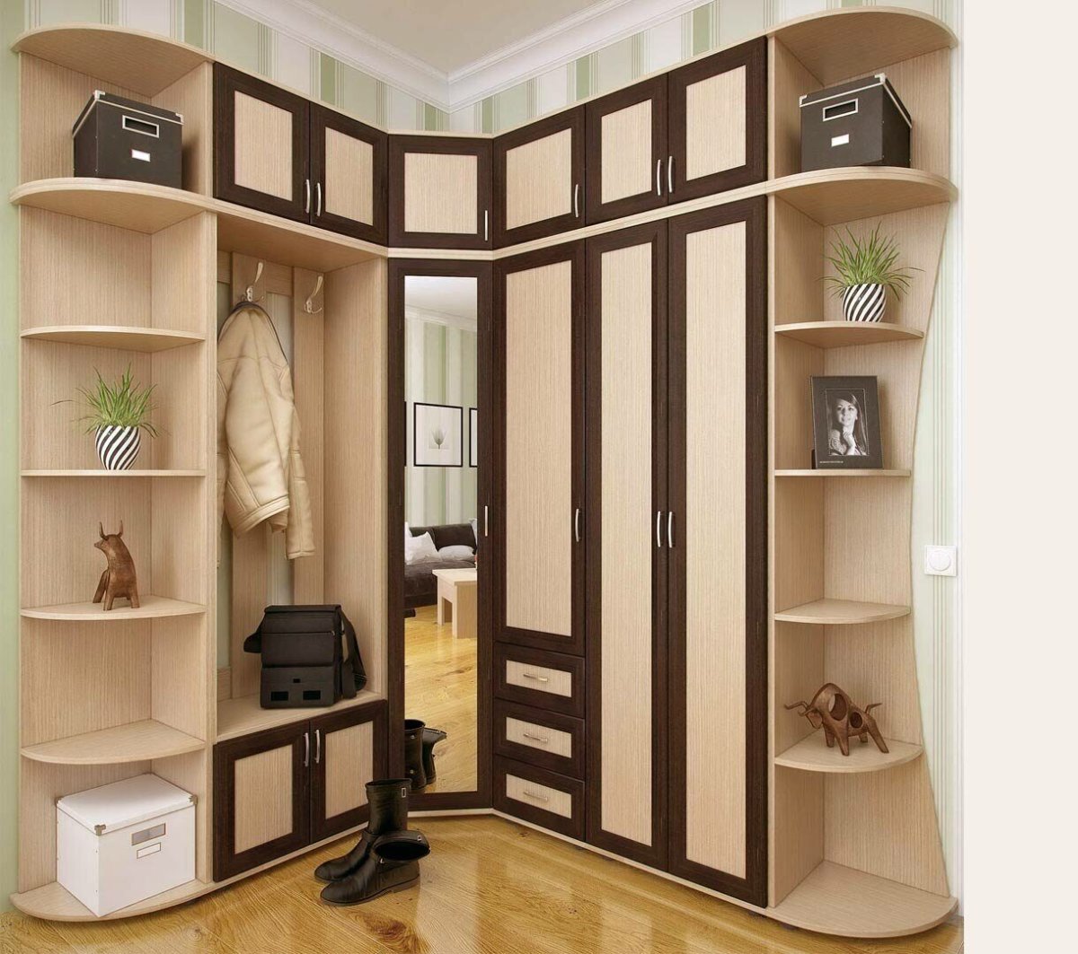 Угловая гардеробная