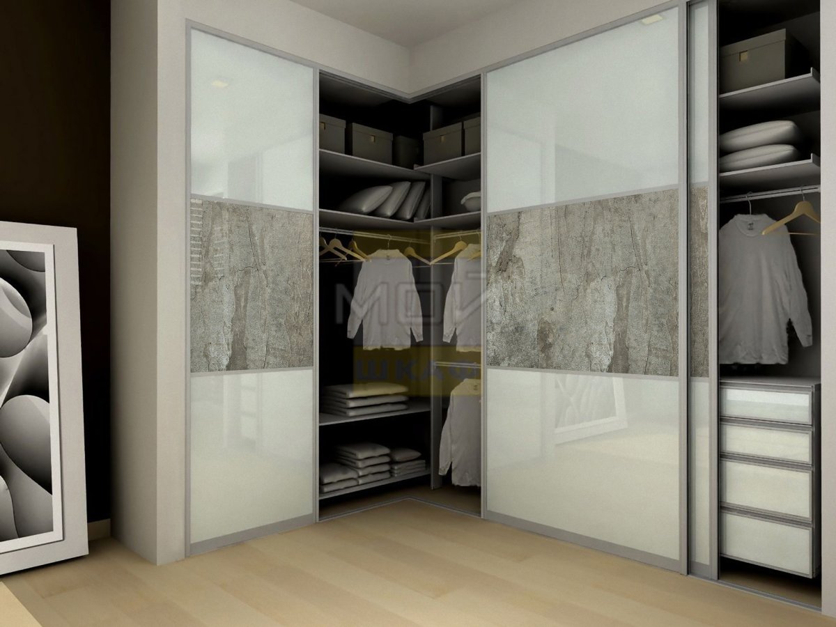 Шкаф-купе радиусный 3-1 аристо