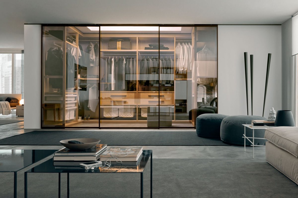 Стеклянная перегородка Rimadesio