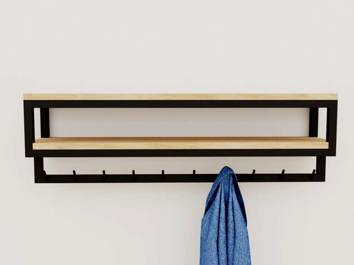Вешалка с полкой в прихожую