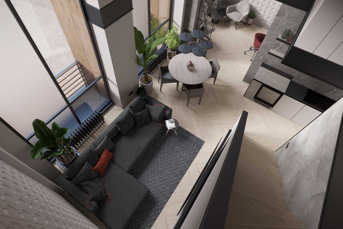 Двухуровневый таунхаус