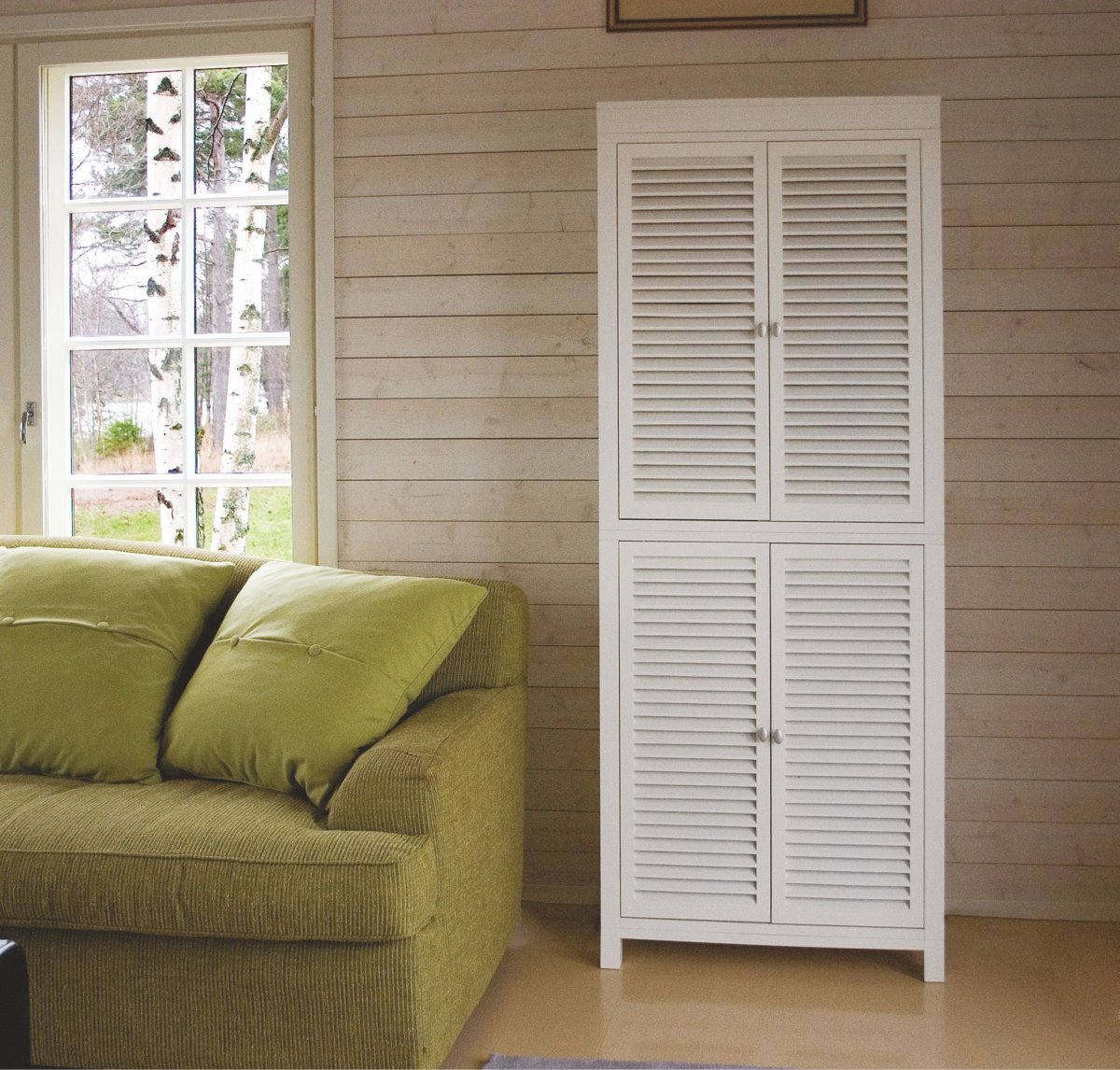 Двери жалюзийные деревянные купить в Москве