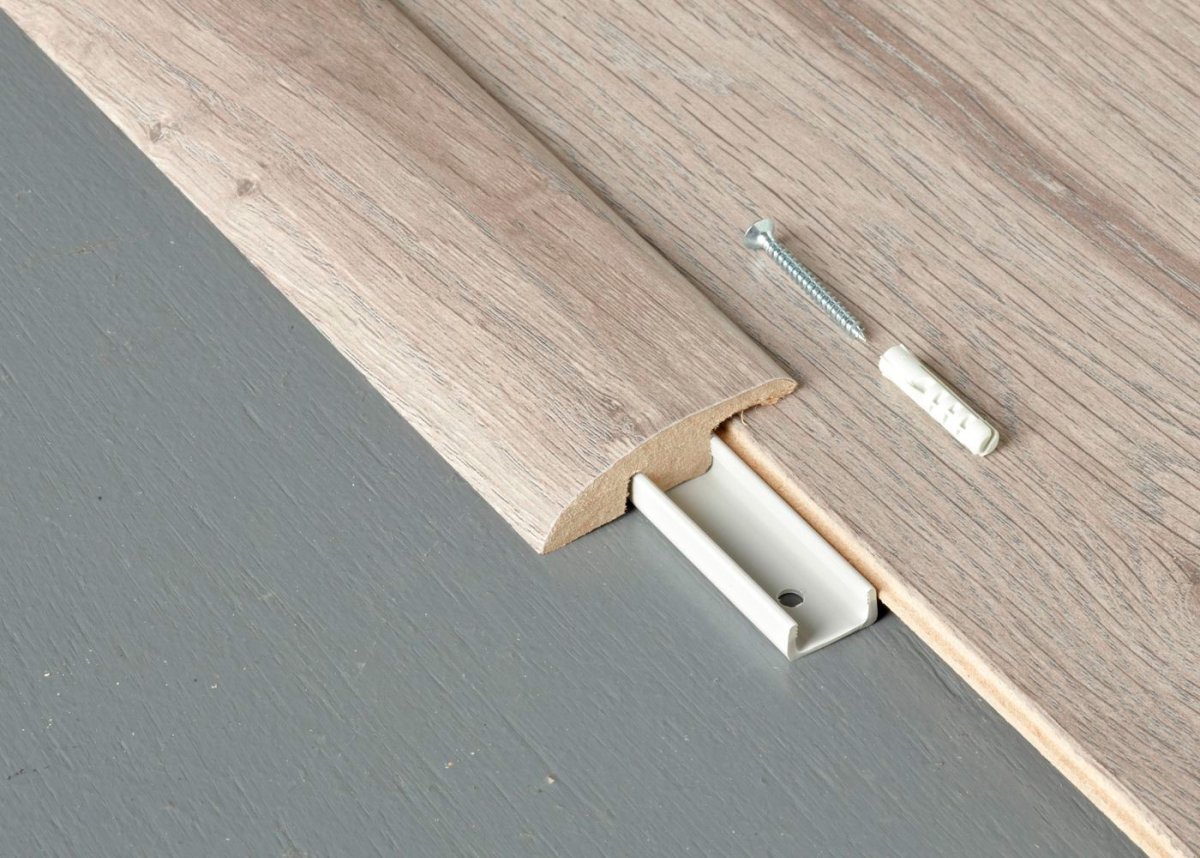 Стык со скрытым креплением 40мм длина 0,9м алюминий