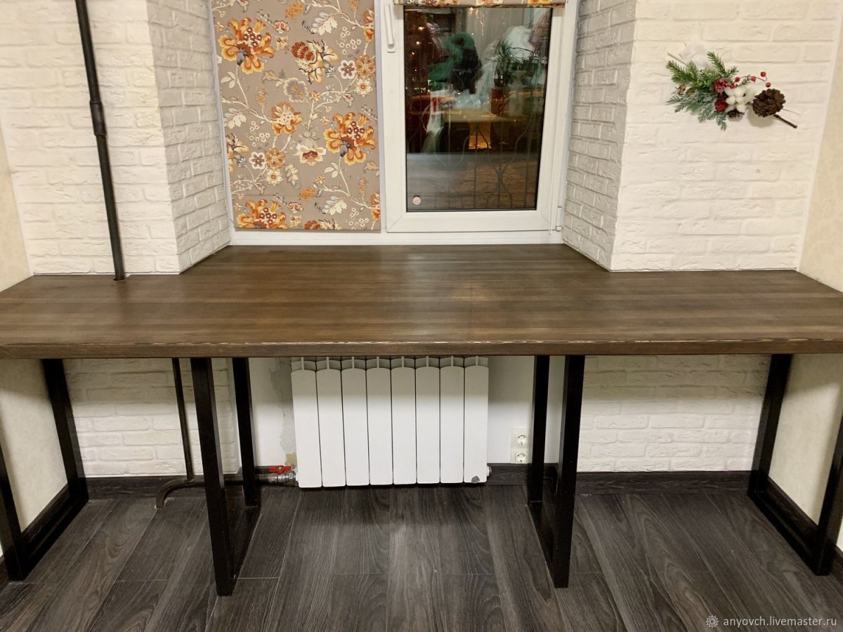 Подоконник из столешницы