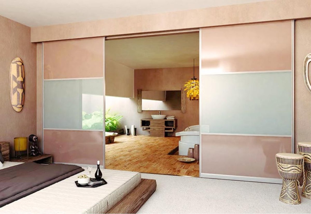 Зонирование дверями купе