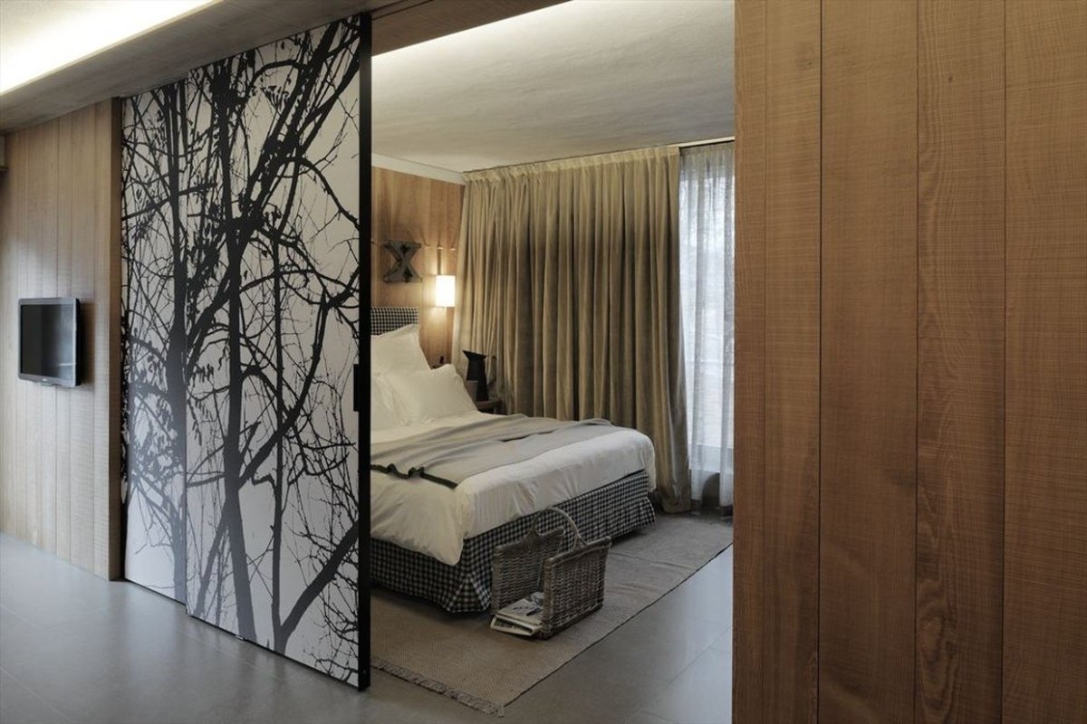 Раздвижные перегородки для зонирования