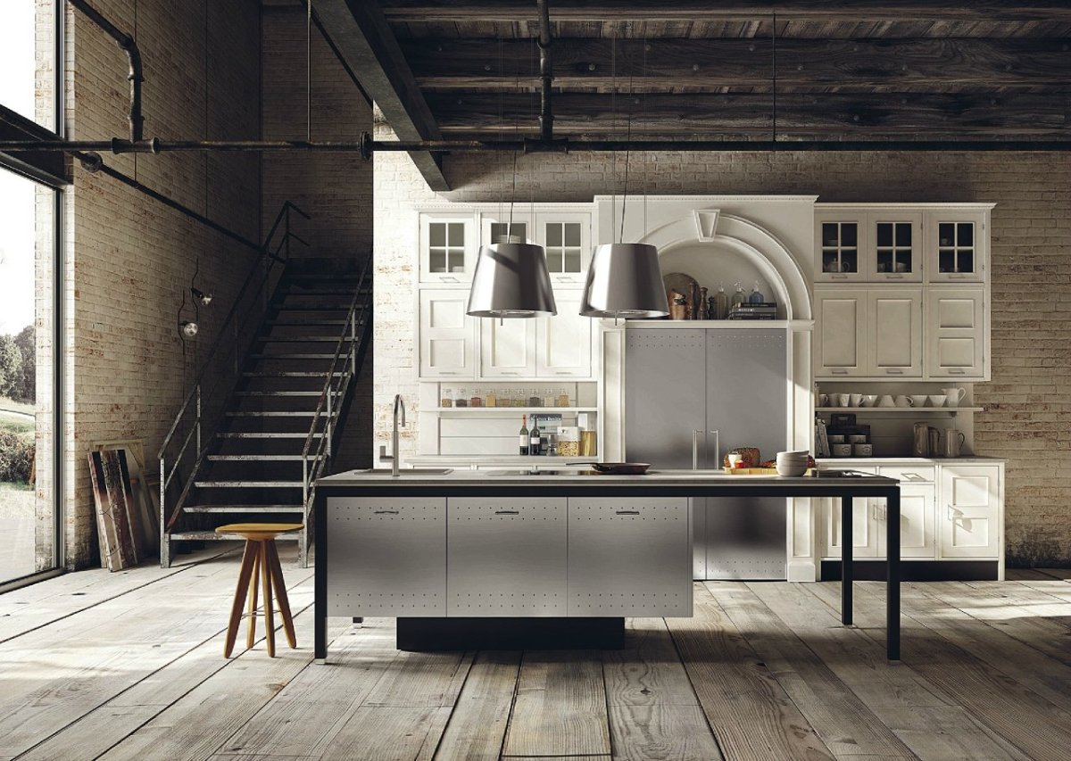 Сварная кухня в стиле лофт