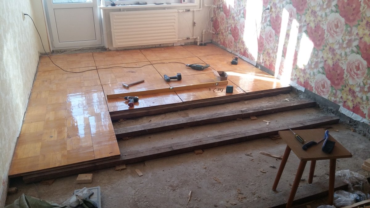 Лаги для пола в квартире