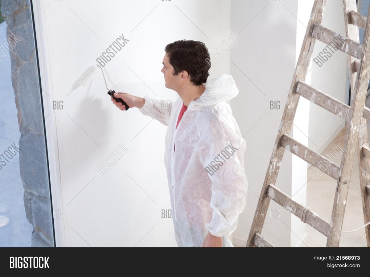 Покраска потолка Hanskonner