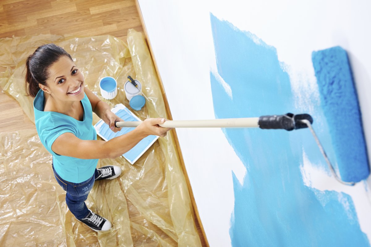 Белить стены