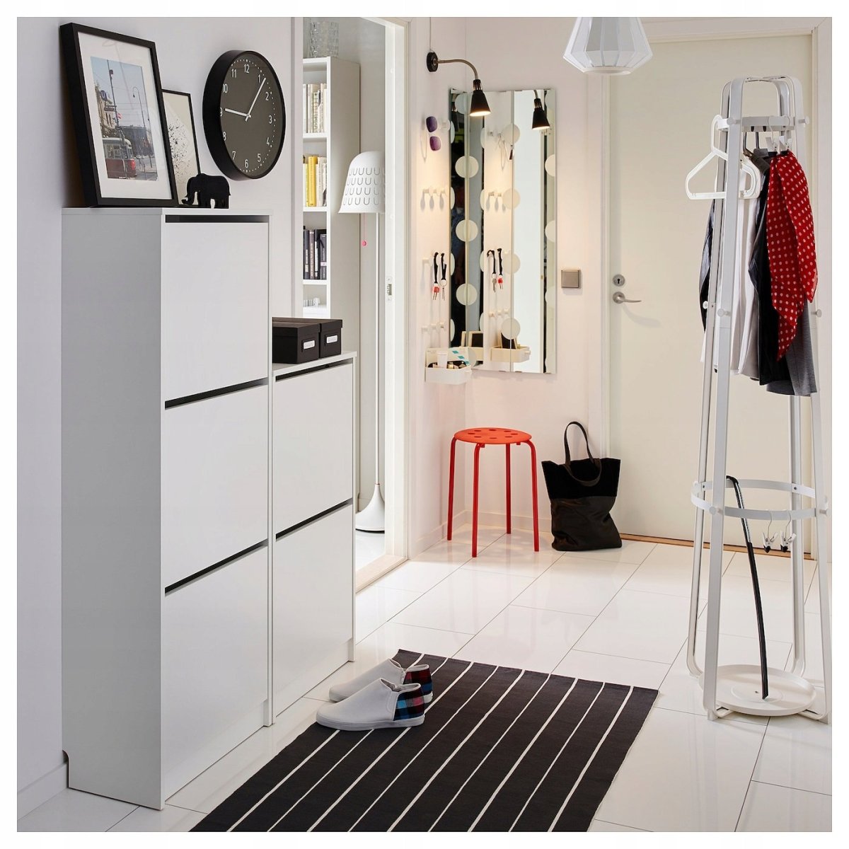 Обувница с сиденьем в прихожую икеа