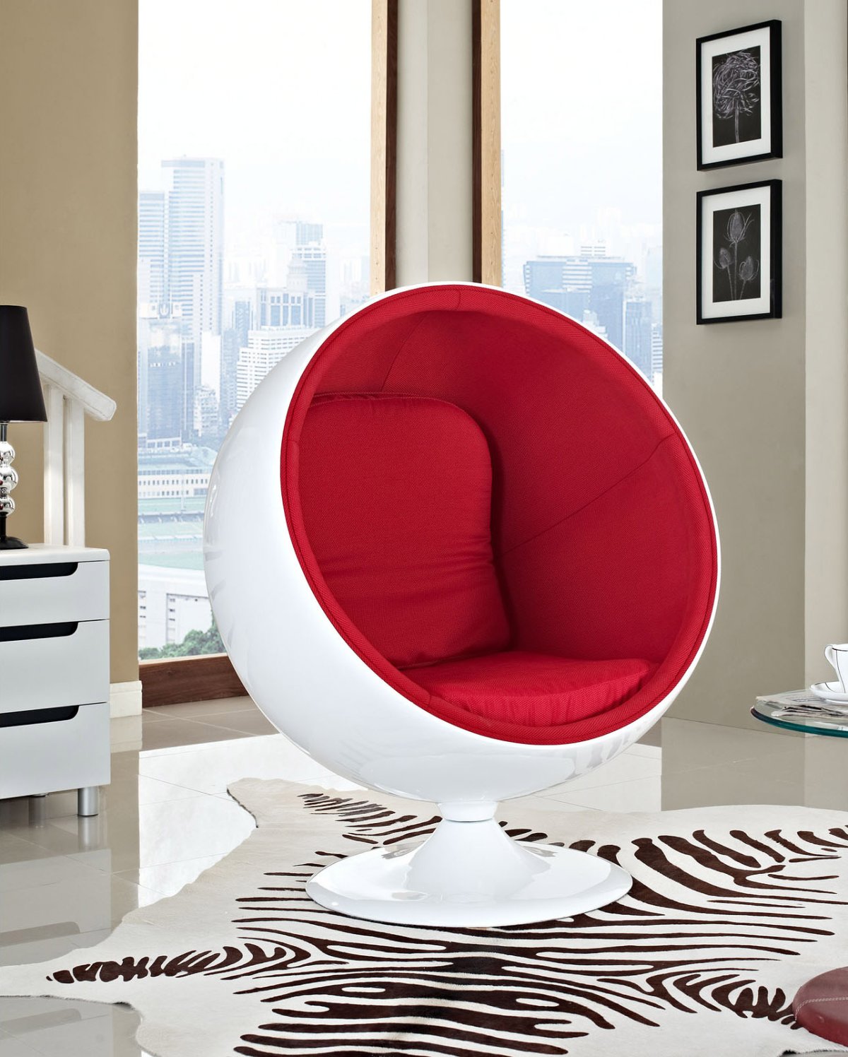 Круглые подушки для кресла дизайнерские