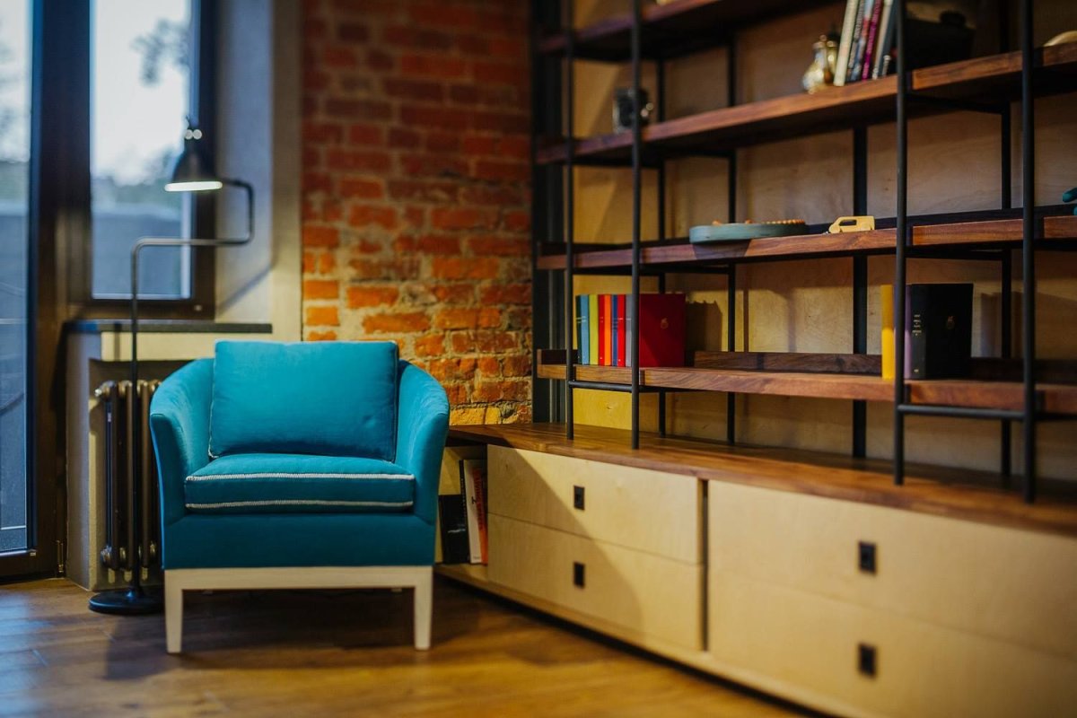 Полки и стеллажи в стиле лофт