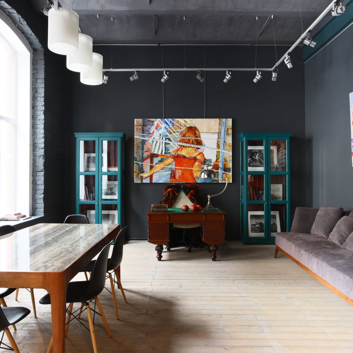 Офис в стиле Индастриал