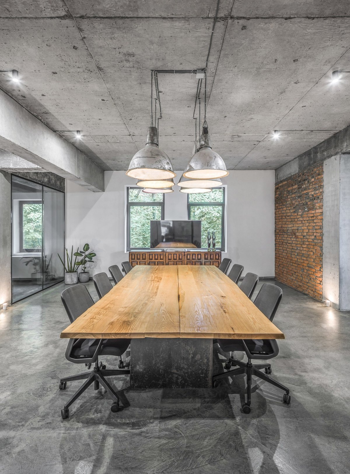 Офис опен Спейс лофт