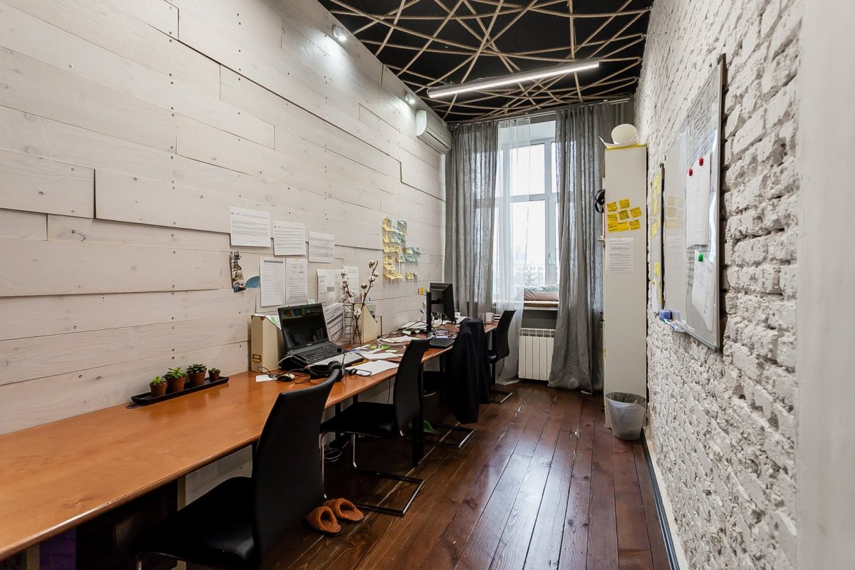 Уютный офис в стиле лофт