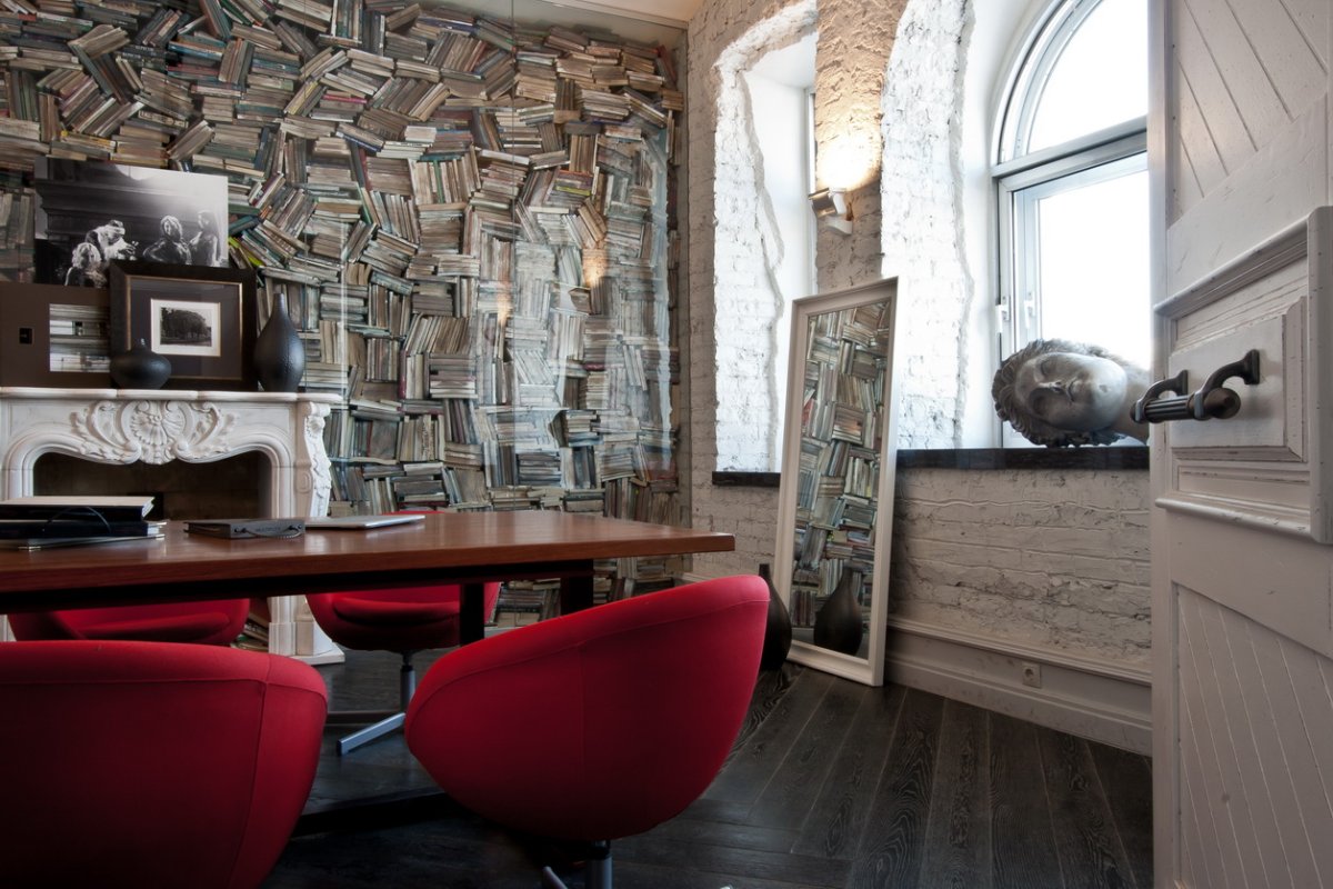 Кабинет руководителя в стиле лофт