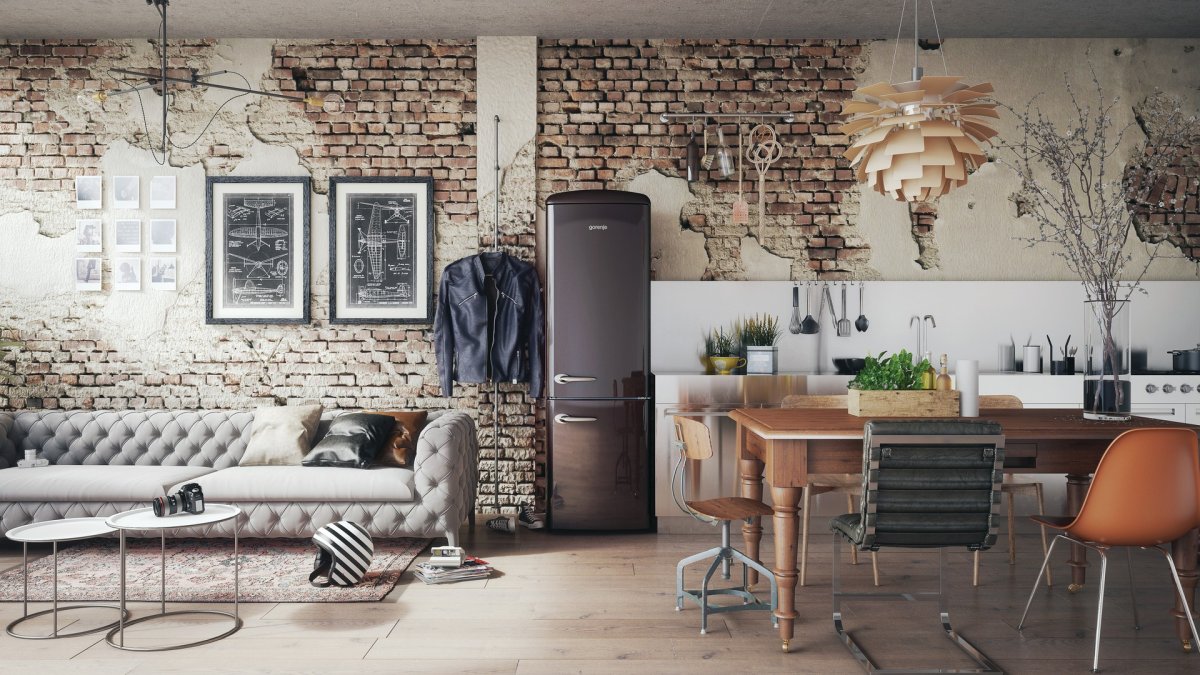 Дизайнерская мебель в стиле лофт