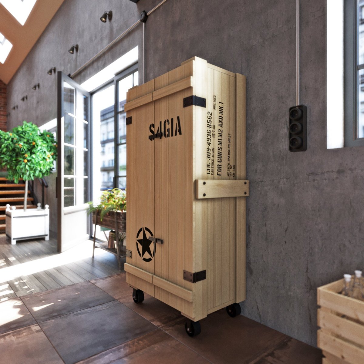 Холодильники Смег в стиле лофт