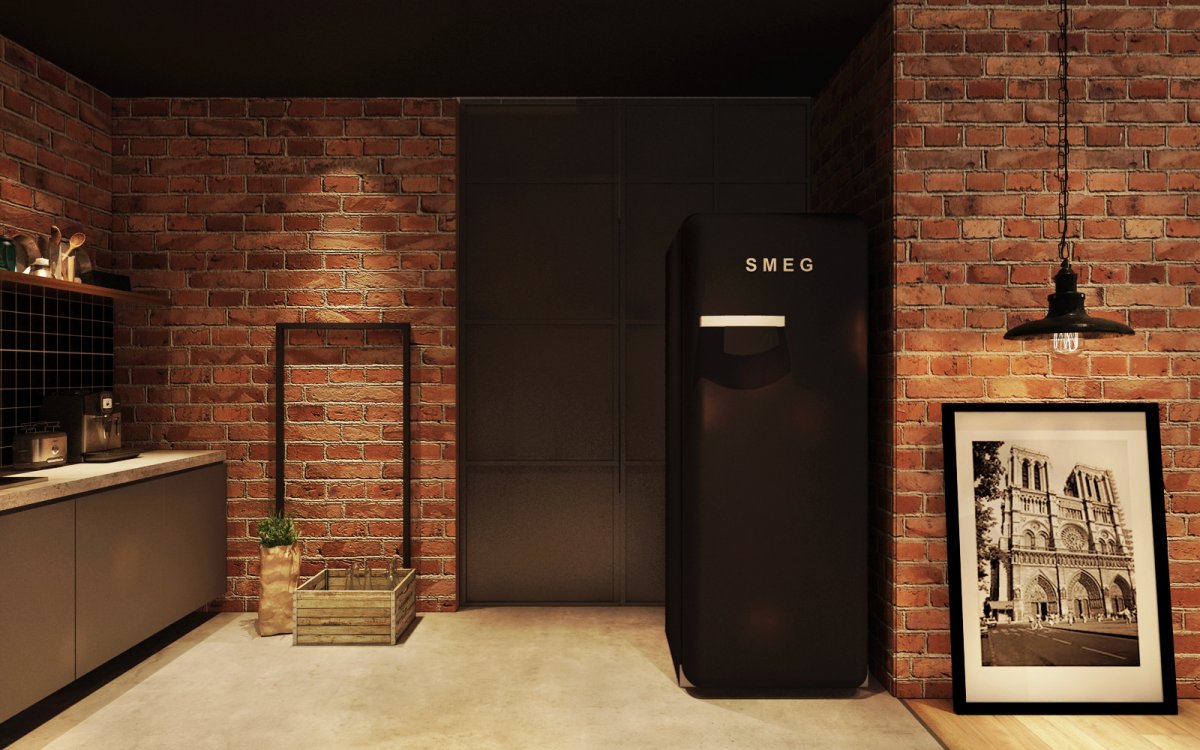 Холодильник Смег ретро