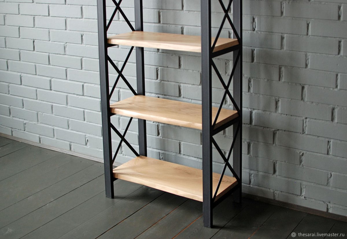 Стеллаж в стиле лофт